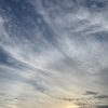 彩雲と龍の雲と虹