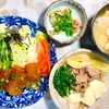 再栽培の豆苗料理をいよいよ料理に　肉豆腐たっぷり作ってリメイク揚げ焼きそばに