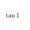 tan1が無理数であることの証明