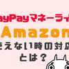 AmazonでPayPayマネーライトを使う方法は？使えない時の対応３選を解説！