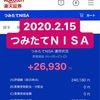 【ヘテムルサーバー】2020.2.15のつみたてＮＩＳＡ【含み益+26,930円】