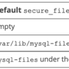 MySQLのDockerコンテナ起動時エラーを解決する: [MY-010095] [Server] Failed to access directory for --secure-file-priv.