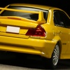 【モデルインプレッション】 Tomica Limited Vintage NEO LV-N187a - Mitsubishi Lancer GSR Evolution V (Yellow)