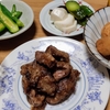揚げすぎたレバーと炊き込みご飯