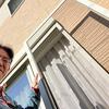 年末大掃除！① 網戸洗い！