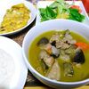 【今日の食卓】久々のゲァン・キォオワーン（グリーンカレー）。神戸物産ブランドのペースト(メープロイのOEM）使用