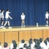 児童会の児童集会「いじめ撲滅」集会です