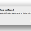 Android Studio 1.0 が起動出来なかったので対応した。