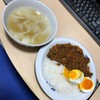 ドライカレー&玉ねぎスープ