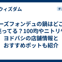 チーズフォンデュの鍋はどこに売ってる？100均やニトリやヨドバシの店舗情報とおすすめポットも紹介