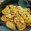 今日の作りおき　カレーれんこん