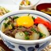 ☆牛丼＆ほうれんそうとパプリカの白和え☆