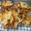 グルテンフリー米粉でかき揚げ