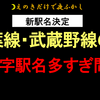 《JR東日本》【新駅決定】武蔵野線・京葉線の駅名4文字駅名多すぎ問題