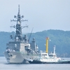 今朝、海上自衛隊  護衛艦  いなづま が入港してきました