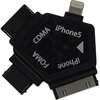 microUSB→ガラケー(ドコモ,au,ソフトバンク)/iphone(Dock,Lightning)変換コネクタ