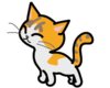 白茶トラ猫のイラスト！