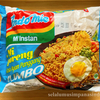 インドネシアの鶏料理、種類多すぎ！スパイシーグリルチキン「Ayam Panggang(アヤム パンガン)」味の Indomie をジャンボサイズで頂く