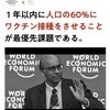 WEF理事、1年以内に人口の60%以上にワクチンを打たせる（つまり60%には死んだり障害者になってもらう）