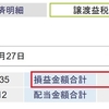 SBI証券での今年の売買利益6,500万円越え、納税額1,300万円越えとなりました。