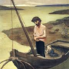 ”貧しき漁夫”　ピエール・ピュビス・ド・シャバンヌ作　国立西洋美術館所蔵