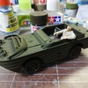 タミヤ1/35 フォードGPAを筆塗りしてみる