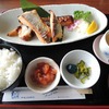 サーモンファクトリー・オールドリバーの桜鱒の醤油焼定食＋茶碗蒸し＠石狩