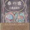 文学批評　「三島由紀夫『春の雪』――不可能な恋」