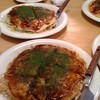 町田で広島焼きを食べてきた。