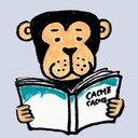 書に耽る猿たち
