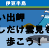 想い出岬、少しだけ雲見を歩こう！