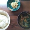 どんぶりの朝。