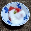 我が家の食卓ものがたり　鮪の山かけの小鉢　より。 