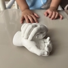 2歳娘の手形・足形を石膏で立体に残してみた！│赤ちゃん・子どもにおすすめ