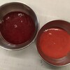 いちご救済　一度に2種類のいちごソース🍓いちごスープといちごクーリ Coulis