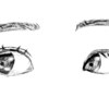 iPadでイラスト。Apple Pencilとアプリ「Procreate」で”目”を描いた。鉛筆画風。