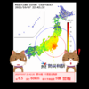 気が付かなかった昨夜の地震‥