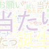 　Twitterキーワード[#前澤ナンバーズ]　09/24_01:00から60分のつぶやき雲