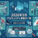 2026年5月に公表されたITセキュリティ事案の一覧