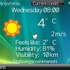  Nokia E71(その49)---天気予報ｱﾌﾟﾘ