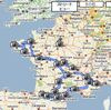 Googleマップ ストリートビューで Tour de Franceを走ろう！