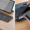 テンキー付きの折りたためるBluetoothキーボード