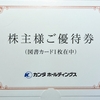 今週届いた株主優待⑤　～日神GHD(8881)、朝日放送GHD(9405)、普通+隠れ優待 安田倉庫(9324)、カンダHD(9059)、ベルーナ(9997)～