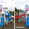 公園の遊具を立体視