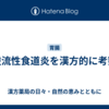 逆流性食道炎を漢方的に考察