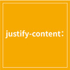 justify-content：水平方向の位置