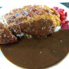 ディズニー旅行その⑦。三芳PAのキッチンおはやしでジャンボチキンカツカレー。