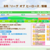 【ウマ娘】8月リーグオブヒーローズは中山 芝 2000m　真夏の皐月賞条件です