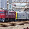 クモヤE493系＋EF81の試運転