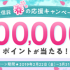 ＜2019年2-3月＞楽天証券で投資信託 春の応援キャンペーン！最大10万ポイントが当たる（楽天ポイント）